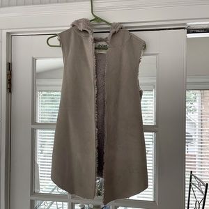 Dylan suede hooded vest